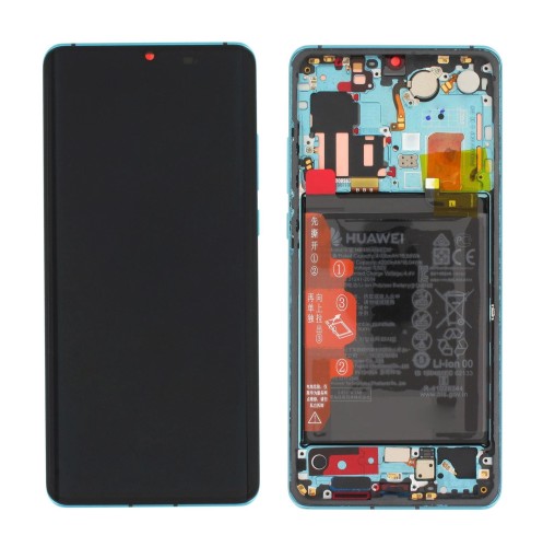 (2-3 dni) ORG Wyświetlacz REFURB LCD Huawei P30 Pro VOG-L09 VOG-L29 NIEBIESKI Z RAMKĄ