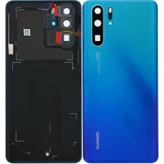 (2-3 dni) ORG Klapka tył szkło kamery Huawei P30 Pro NIEBIESKI (AURORA BLUE)