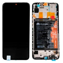 (2-3 dni) ORG Wyświetlacz LCD Huawei P Smart (2020) CZARNY (BLACK) Z RAMKĄ
