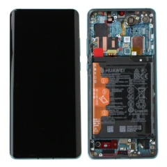 (2-3 dni) ORG Wyświetlacz LCD Huawei P30 Pro NIEBIESKI (AURORA BLUE) Z RAMKĄ