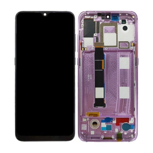 (2-3 dni) ORG Wyświetlacz LCD Xiaomi Mi 9 FIOLETOWY (VIOLET) Z RAMKĄ