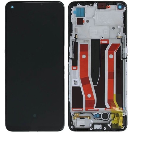 (2-3 dni) ORG Wyświetlacz LCD OPPO A94 5G|A95 5G F19 Pro+ 5G|Reno5 Z CZARNY Z RAMKĄ