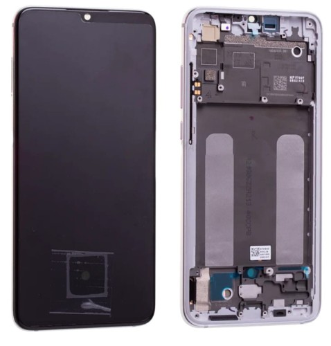(2-3 dni) ORG Wyświetlacz LCD Xiaomi Mi 9 Lite BIAŁY (WHITE) Z RAMKĄ