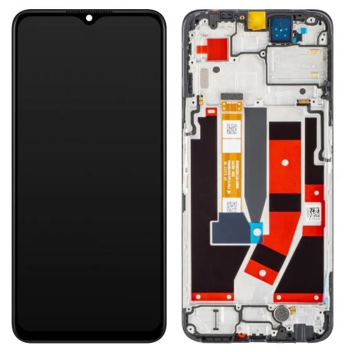 (2-3 dni) ORG Wyświetlacz LCD OPPO A77 5G / K10 5G (2022) CZARNY (BLACK) Z RAMKĄ
