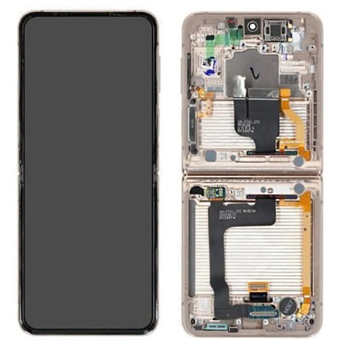 (2-3 dni) ORG Wyświetlacz LCD Samsung Galaxy Z Flip 4 5G 2022 SM-F721 ZŁOTY Z RAMKĄ