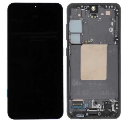 (2-3 dni) ORG Wyświetlacz LCD Samsung S24 5G 2024 (SM-S921) CZARNY Z RAMKĄ