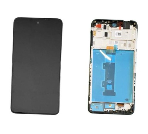 (2-3 dni) ORG Wyświetlacz LCD Motorola Moto E32s / E22s (2022) CZARNY (BLACK) Z RAMKĄ