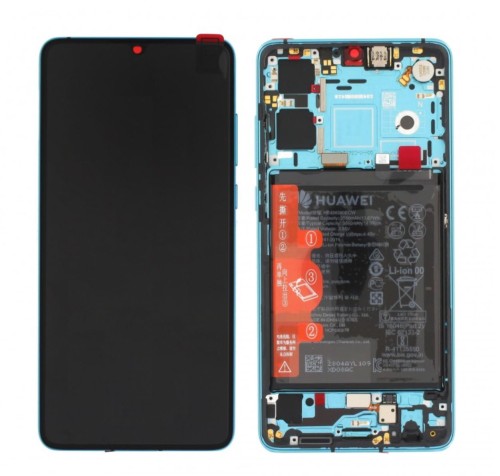 (2-3 dni) ORG Wyświetlacz LCD Huawei P30 ELE-L09 NIEBIESKI (BLUE) Z RAMKĄ