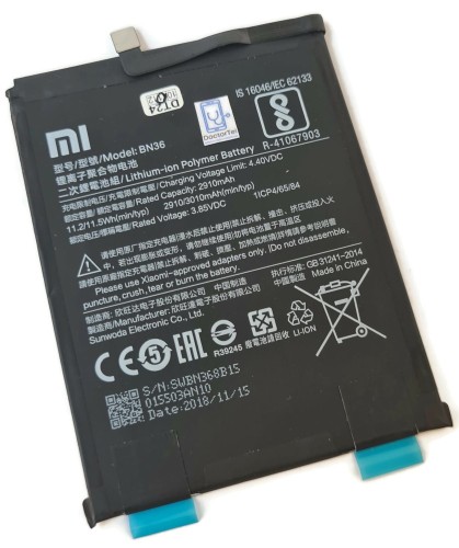 ORG Bateria Oryginalna akumulator do Xiaomi Mi A2 (BN36) 3000 mAh