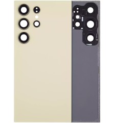 HQ Klapka PREMIUM tył plecki do Samsung Galaxy S24 Ultra (SM-S928) żółta