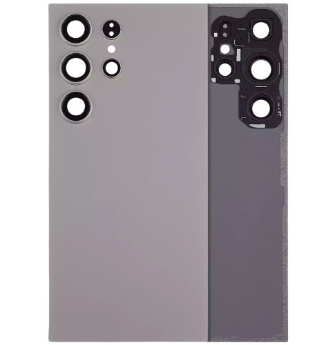 HQ Klapka PREMIUM tył plecki do Samsung Galaxy S24 Ultra (SM-S928) szara