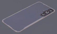 HQ Klapka PREMIUM tył plecki do Samsung Galaxy S23 FE SM-S711 pomarańczowa