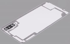 HQ Klapka PREMIUM tył plecki do Samsung Galaxy A70 (SM-A705) niebieska