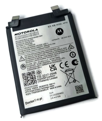 ORG Nowa oryginalna bateria NP40 do Motorola Edge 30 Neo 4020mAh (XT2245-1)