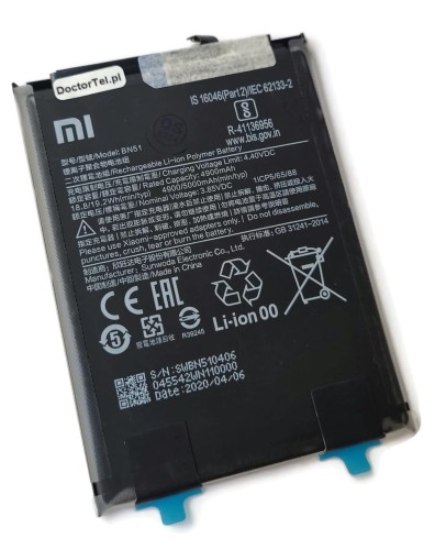 ORG Nowa oryginalna bateria akumulator do Xiaomi Redmi 8 | Redmi 8A (BN51)
