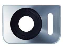Dolne szkiełko kamery szkło oczko aparatu do Motorola Edge 30 Neo, srebrne