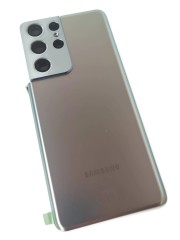 ORG Klapka Oryginalna tył plecki Samsung Galaxy S21 Ultra (SM-G998) srebrna