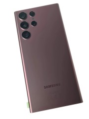ORG Klapka obudowa plecki oryginał Samsung Galaxy S22 Ultra SM-S908 burgund