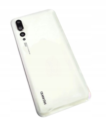 Klapka obudowa tył szkło kamery do Huawei P20 Pro, biała