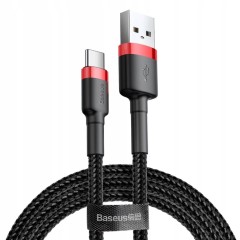 Baseus kabel USB- USB Typ C 2A 3m długi czerwony CATKLF-U91