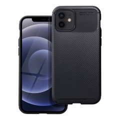 Nowe czarne Etui Carbon Premium futerał pokrowiec do iPhone 12 | 12 Pro