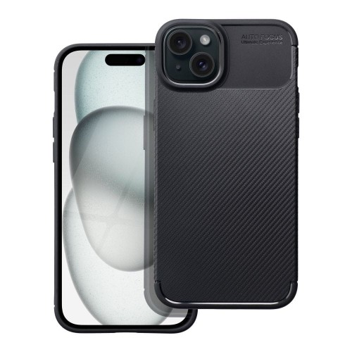 Nowe czarne Etui Carbon Premium futerał pokrowiec do iPhone 15 Plus
