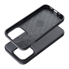 Nowe czarne Etui Carbon Premium futerał pokrowiec do iPhone 15 Pro