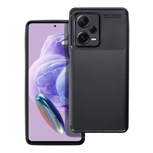 Nowe czarne Etui Carbon Premium pokrowiec do Xiaomi Redmi Note 12 Pro+ 5G