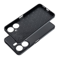 Nowe czarne Etui Carbon Premium pokrowiec do Xiaomi Redmi 13C | Poco C65