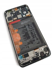 ORG Wyświetlacz LCD z ramką i baterią Huawei P30 Lite (MAR-LX1M) czarny