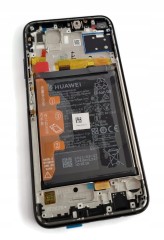ORG Wyświetlacz LCD z ramką i baterią Huawei P40 Lite (JNY-L21A) czarny
