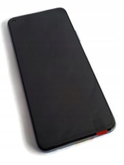 ORG Wyświetlacz LCD z ramką baterią Huawei P40 Lite 5G (CDY-NX9A) srebrny