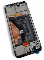 ORG Wyświetlacz LCD z ramką i baterią Huawei Y6 2019 (MRD-LX1F) czarny