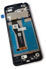 ORG Wyświetlacz LCD oryginalny ekran z ramką do Motorola E13 XT2345 czarny
