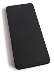 ORG Wyświetlacz LCD oryginalny ramka Motorola Moto E30 | E40 XT2159 czarny