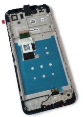 ORG Wyświetlacz LCD oryginalny z ramką do Motorola G23 czarny