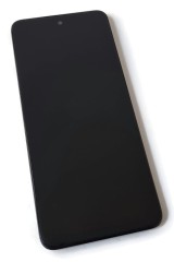 ORG Wyświetlacz LCD oryginalny ekran z ramką Motorola G54 (Power) czarny