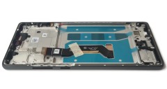 ORG Wyświetlacz LCD oryginalny z ramką do Motorola Moto G85 XT2427, czarny