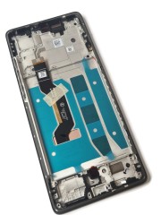 ORG Wyświetlacz LCD oryginalny z ramką do Motorola Moto G85 XT2427, czarny