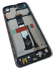 HQ Wyświetlacz LCD z ramką do Xiaomi Redmi A2 | A2+ 4G, czarny