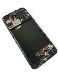 ORG Wyświetlacz LCD oryginalny z ramką Samsung Galaxy A30s (SM-A307) czarny