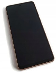 ORG Wyświetlacz LCD oryginalny ramka Samsung Galaxy A33 5G pomarańczowy