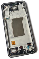 ORG Wyświetlacz LCD oryginalny ramka Samsung Galaxy A35 5G czarny (SM-A356)
