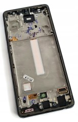 ORG Wyświetlacz LCD oryginalny ramka Samsung Galaxy A52 |A52 5G czarny