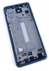 ORG Wyświetlacz LCD oryginalny ramka Samsung Galaxy A52 (5G) A525 niebieski