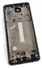 ORG Wyświetlacz LCD oryginalny ramka Samsung Galaxy A52 |A52 5G fioletowy