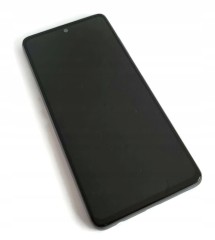 ORG Wyświetlacz LCD oryginalny ramka Samsung Galaxy A52s 5G SM-A528 czarny
