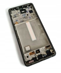 ORG Wyświetlacz LCD oryginalny ramka Samsung Galaxy A52s 5G SM-A528 czarny