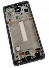 ORG Wyświetlacz LCD oryginalny ramka Samsung Galaxy A52s 5G A528 fioletowy
