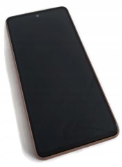 ORG Wyświetlacz LCD oryginalny ramka Samsung Galaxy A53 5G pomarańczowy